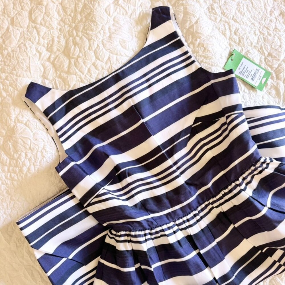 Lilly Pulitzer Eryn Navy Striped Dress